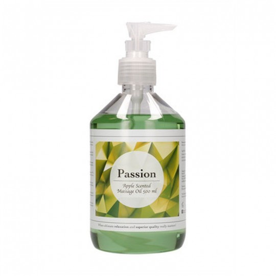 PASSION - MASSAGE OIL - APPLE SCENTED - 17 FL OZ / 500 ML