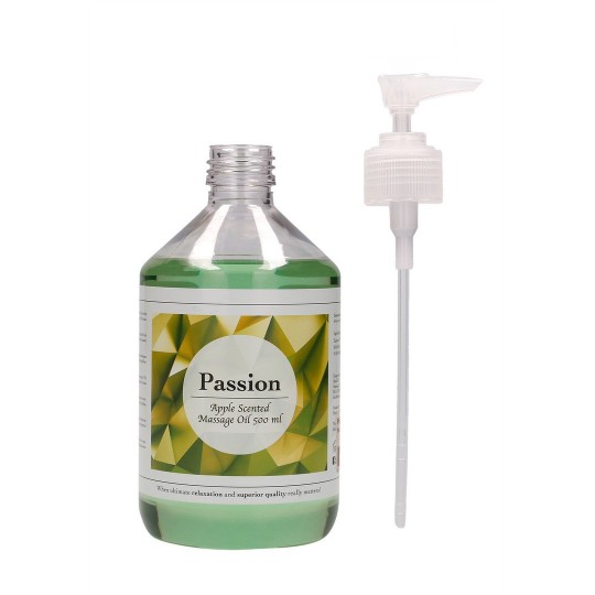 PASSION - MASSAGE OIL - APPLE SCENTED - 17 FL OZ / 500 ML