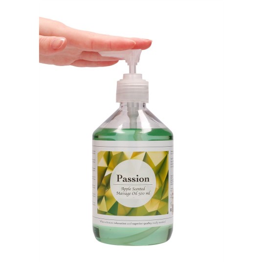 PASSION - MASSAGE OIL - APPLE SCENTED - 17 FL OZ / 500 ML