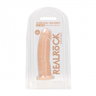 SILICONE DILDO WITHOUT BALLS - 8 / 20 CM