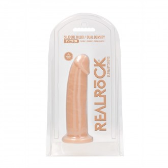 SILICONE DILDO WITHOUT BALLS - 9 / 23 CM