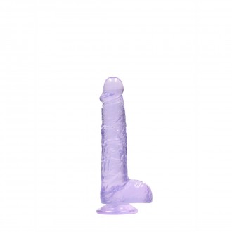 REALISTIC DILDO WITH BALLS - 6 / 15 CM