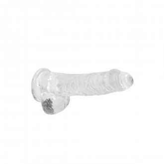 REALISTIC DILDO WITH BALLS - 6 / 15 CM