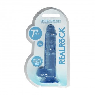 REALISTIC DILDO WITH BALLS - 7 / 17 CM