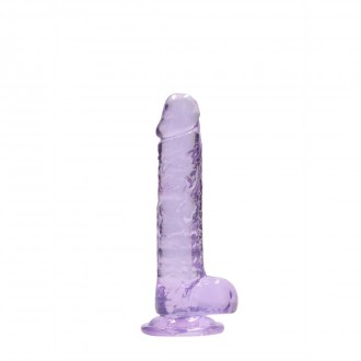 REALISTIC DILDO WITH BALLS - 7 / 18 CM