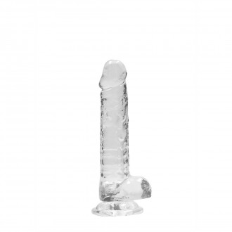 REALISTIC DILDO WITH BALLS - 7 / 18 CM