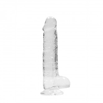 REALISTIC DILDO WITH BALLS - 8 / 21 CM