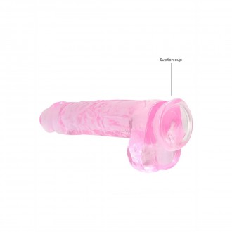 REALISTIC DILDO WITH BALLS - 9 / 23 CM