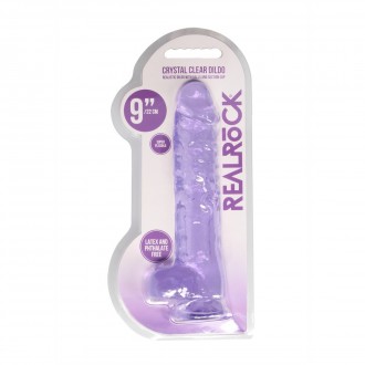 REALISTIC DILDO WITH BALLS - 9 / 23 CM