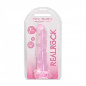 NON-REALISTIC DILDO WITH SUCTION CUP - 7 / 17 CM