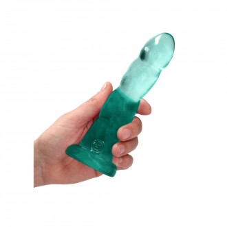 NON-REALISTIC DILDO WITH SUCTION CUP - 7 / 17 CM