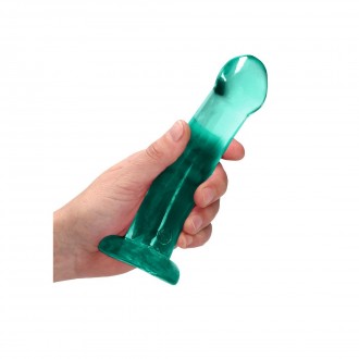 NON-REALISTIC DILDO WITH SUCTION CUP - 7 / 17 CM