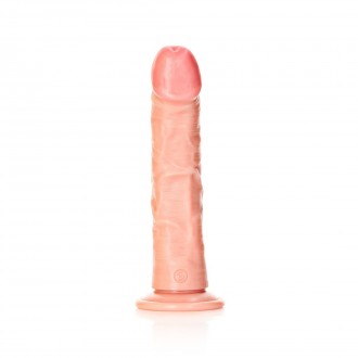 CURVED REALISTIC DILDO WITH SUCTION CUP - 8 / 20,5 CM