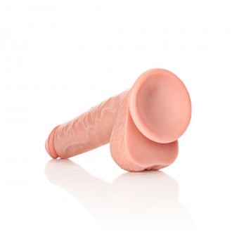 STRAIGHT REALISTIC DILDO WITH BALLS AND SUCTION CUP - 11 / 28 CM