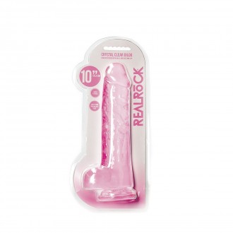 REALISTIC DILDO WITH BALLS - 10 / 25,4 CM