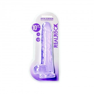 REALISTIC DILDO WITH BALLS - 10 / 25,4 CM