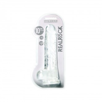 REALISTIC DILDO WITH BALLS - 10 / 25,4 CM