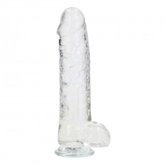 REALISTIC DILDO WITH BALLS - 10 / 25,4 CM