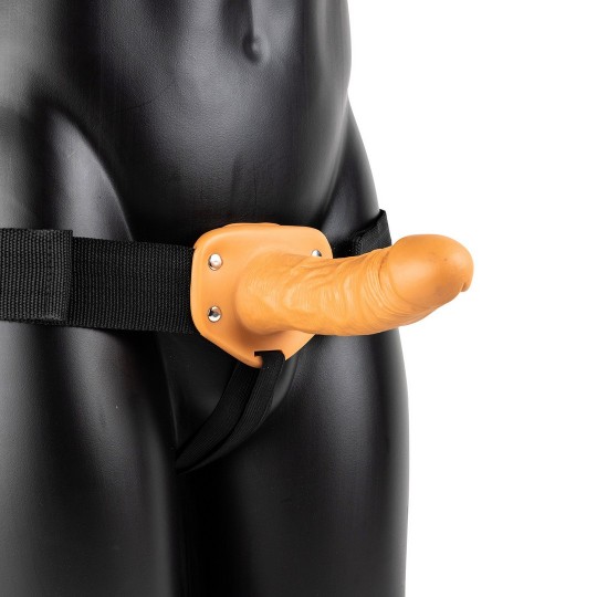 HOLLOW STRAP-ON WITHOUT BALLS - 6 / 15,5 CM