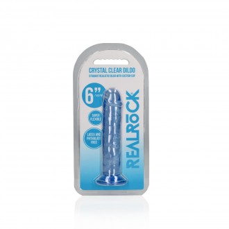 STRAIGHT REALISTIC DILDO WITH SUCTION CUP - 6' / 14,5