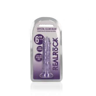 STRAIGHT REALISTIC DILDO WITH SUCTION CUP - 6' / 14,5