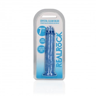 STRAIGHT REALISTIC DILDO WITH SUCTION CUP - 7' / 18