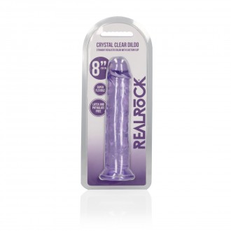 STRAIGHT REALISTIC DILDO WITH SUCTION CUP - 8' / 20