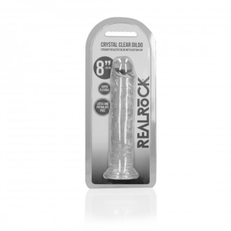 STRAIGHT REALISTIC DILDO WITH SUCTION CUP - 8' / 20