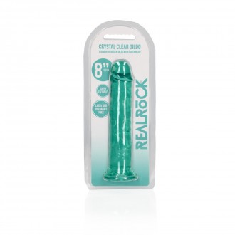 STRAIGHT REALISTIC DILDO WITH SUCTION CUP - 8' / 20