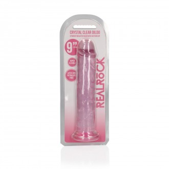 STRAIGHT REALISTIC DILDO WITH SUCTION CUP - 9' / 23