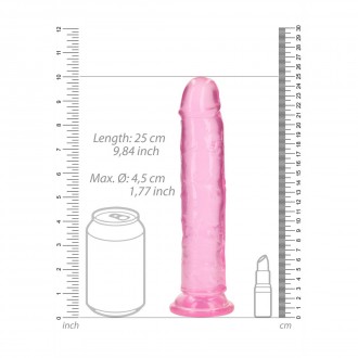 STRAIGHT REALISTIC DILDO WITH SUCTION CUP - 9' / 23