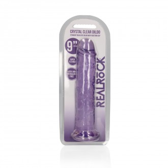 STRAIGHT REALISTIC DILDO WITH SUCTION CUP - 9' / 23