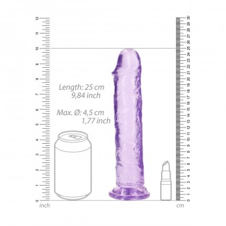 STRAIGHT REALISTIC DILDO WITH SUCTION CUP - 9' / 23