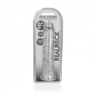 STRAIGHT REALISTIC DILDO WITH SUCTION CUP - 9' / 23