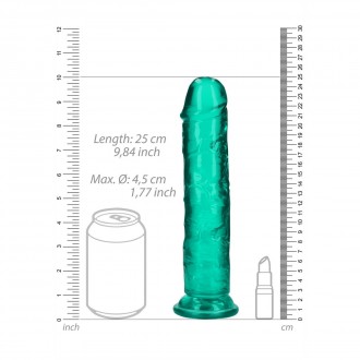 STRAIGHT REALISTIC DILDO WITH SUCTION CUP - 9' / 23