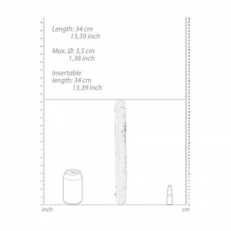 REALISTIC DOUBLE DONG - 13' / 34 CM