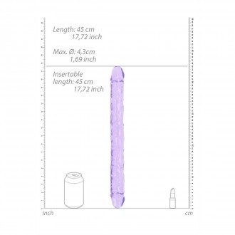 REALISTIC DOUBLE DONG - 18'' / 45 CM