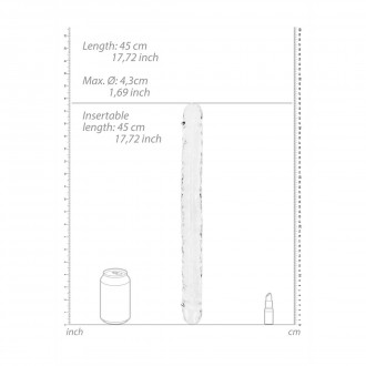 REALISTIC DOUBLE DONG - 18'' / 45 CM