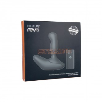 REVO STEALTH - WATERPROOF ROTATING PROSTATE MASSAGER WITH REMOTE CONTROL