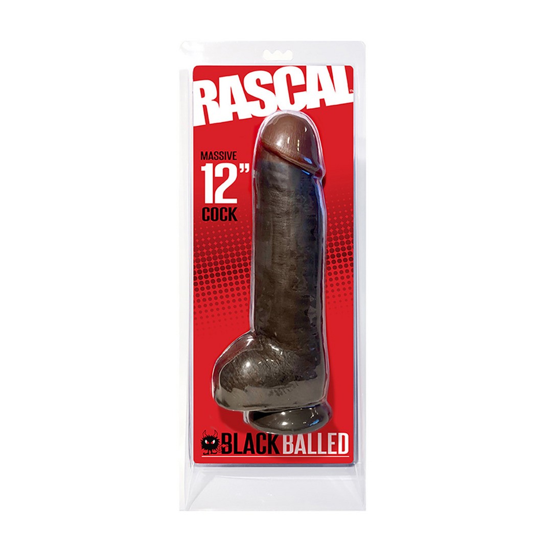 BLACK BALLED - DILDO - 12 / 30,5 CM