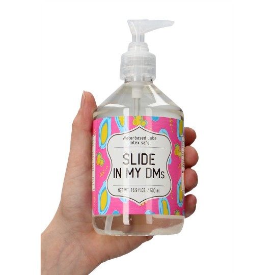 SLIDE IN MY DMS - WATERBASED LUBRICANT - 17 FL OZ / 500 ML