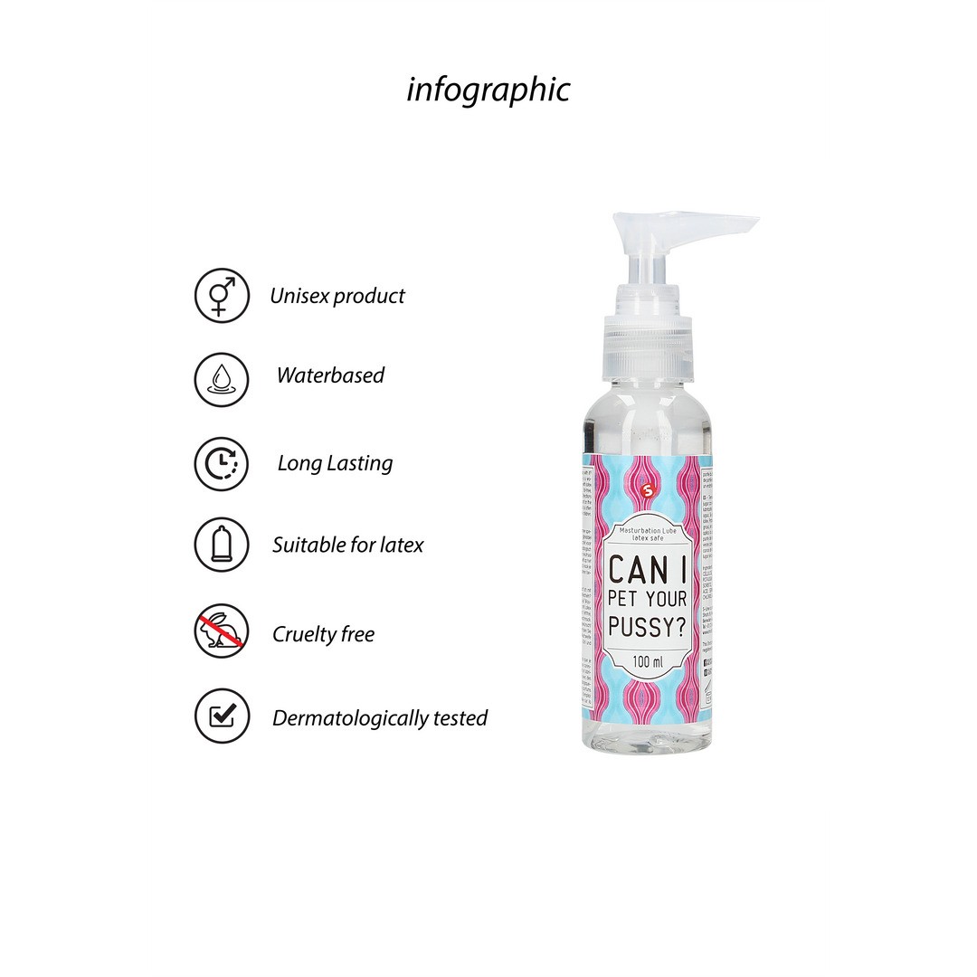 CAN I PET YOUR PUSSY? - MASTURBATION LUBRICANT - 3 FL OZ / 100 ML