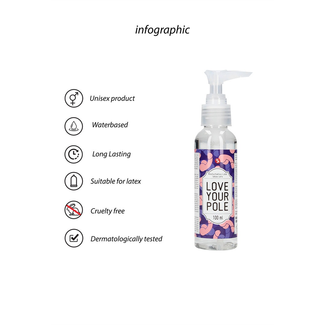 LOVE YOUR POLE - MASTURBATION LUBRICANT - 3 FL OZ / 100 ML