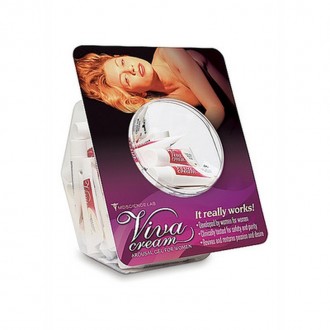 VIVA CREAM AROUSAL GEL - FISHBOWL - 50 PIECES