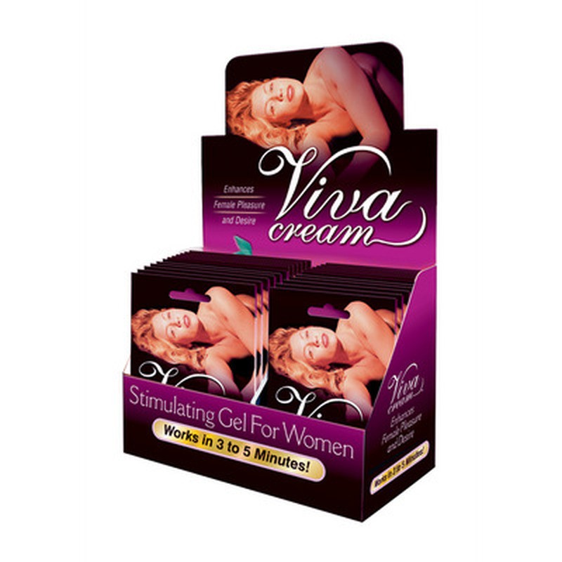 VIVA CREAM - AROUSAL GEL - 24 PIECES