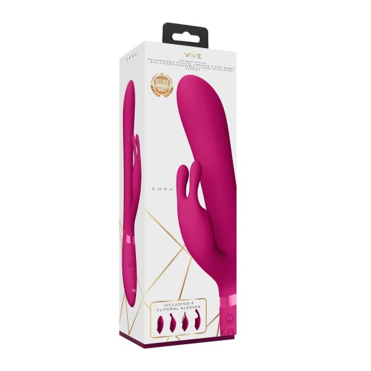 CHOU - G-SPOT RABBIT  CLITORAL STIMULATOR - PINK