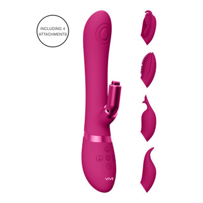 ETSU - PULSE WAVE G-SPOT RABBIT  CLITORAL STIMULATOR - PINK