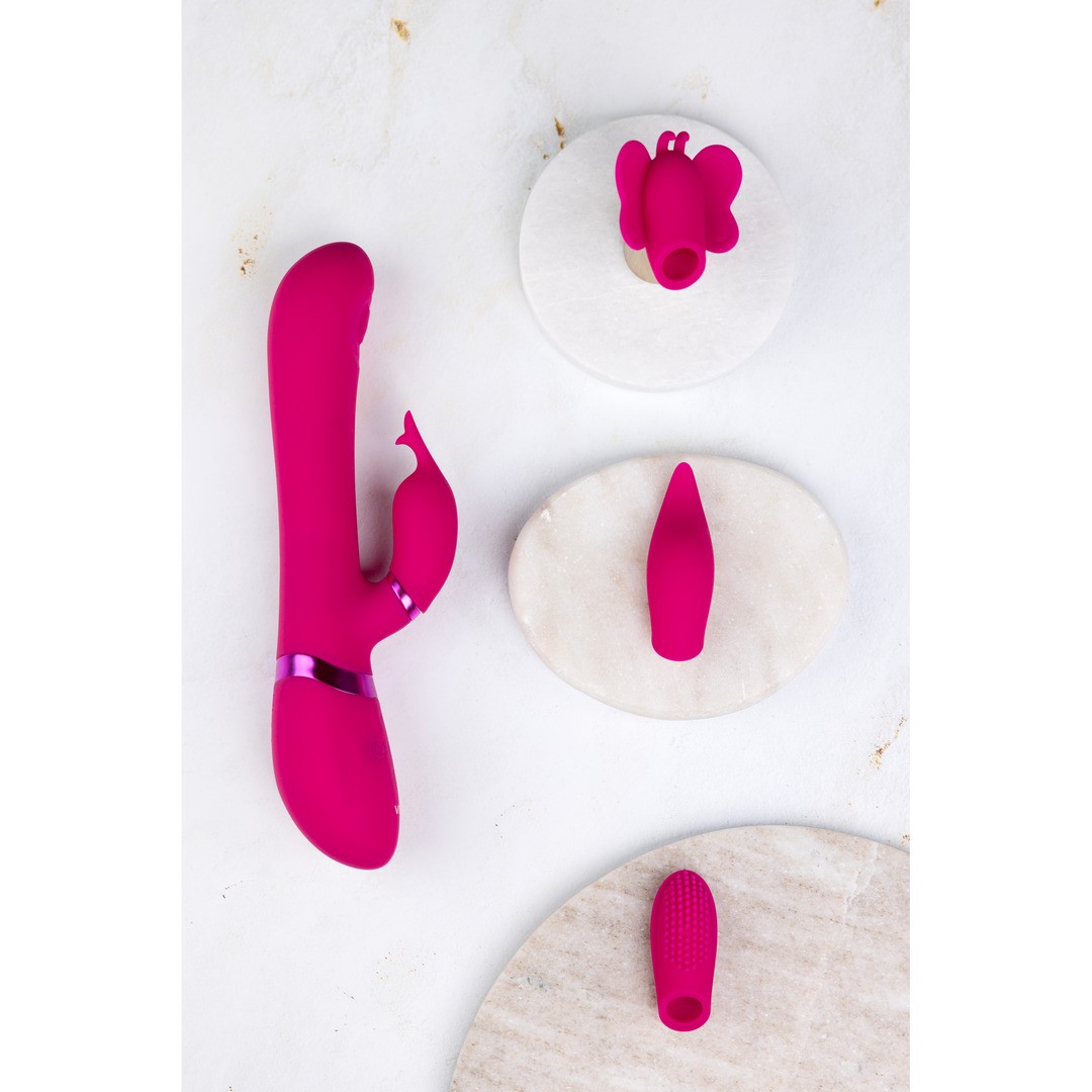 ETSU - PULSE WAVE G-SPOT RABBIT  CLITORAL STIMULATOR - PINK