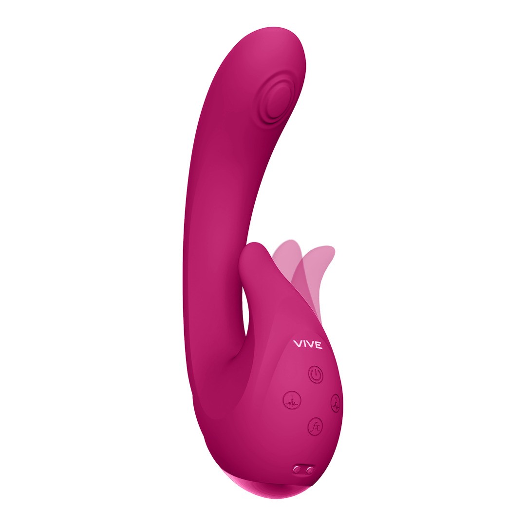 MIKI - PULSE WAVE  FLICKERING G-SPOT VIBRATOR - PINK