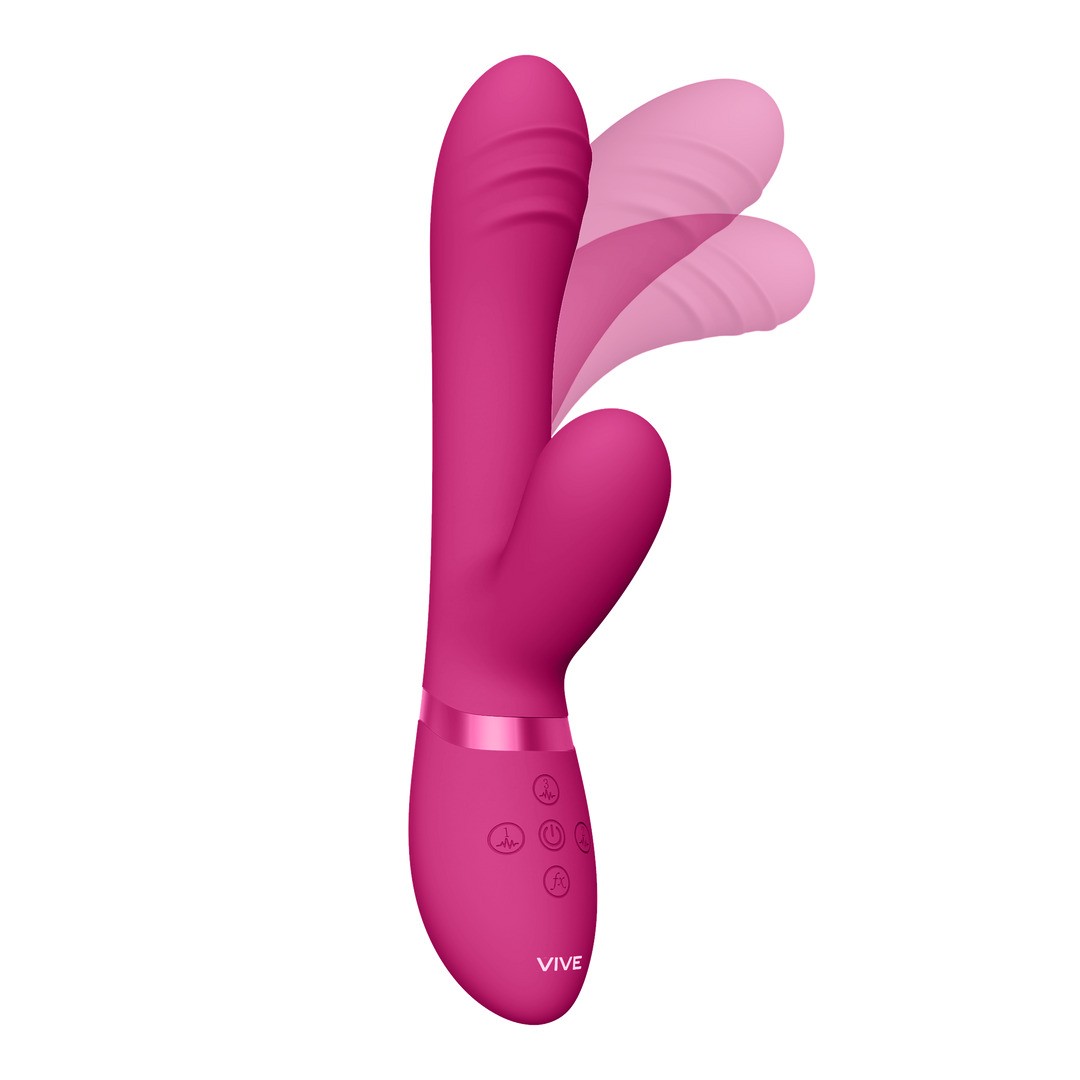 TANI - FINGER MOTION WITH PULSE-WAVE VIBRATOR - PINK